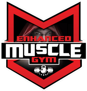 Enhanced Muscle Gym Logo